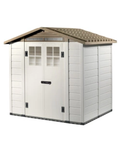 CASETTA DA GIARDINO IN PVC "TUSCANY EVO 200" L.220 X P.181 X H.216